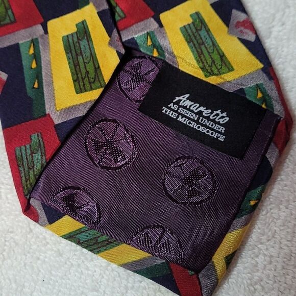 Vintage Molecular Expression men's all silk Neck tie‎ - Picture 4 of 5